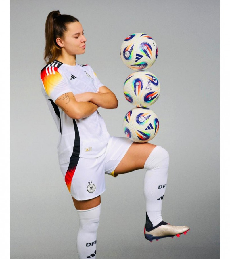 Adidas UEFA WOMEN’S EUROS SWITZERLAND 2025 LEAGUE Official Match Soccer Ball Size 5