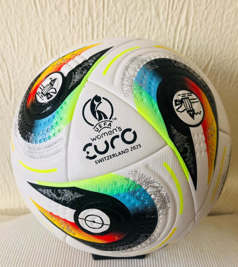 Adidas UEFA WOMEN’S EUROS SWITZERLAND 2025 LEAGUE Official Match Soccer Ball Size 5