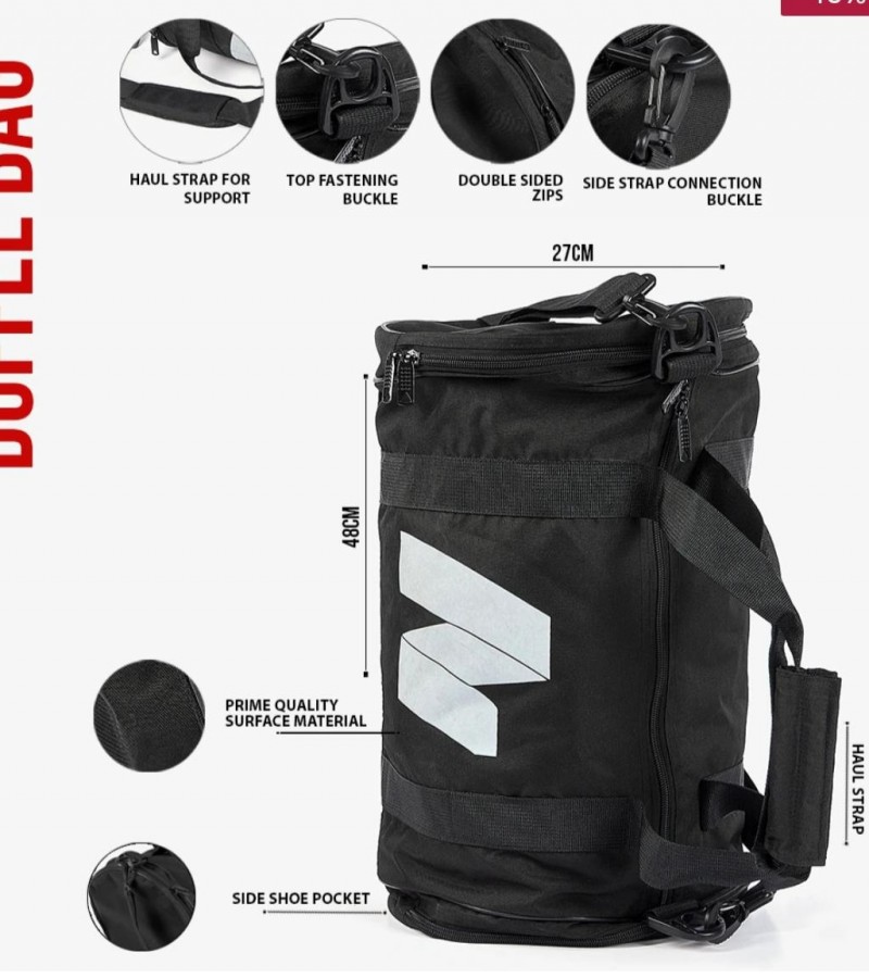 DUFFLE GYM BAG PRIME QUALITY SURFACE MATERIAL
