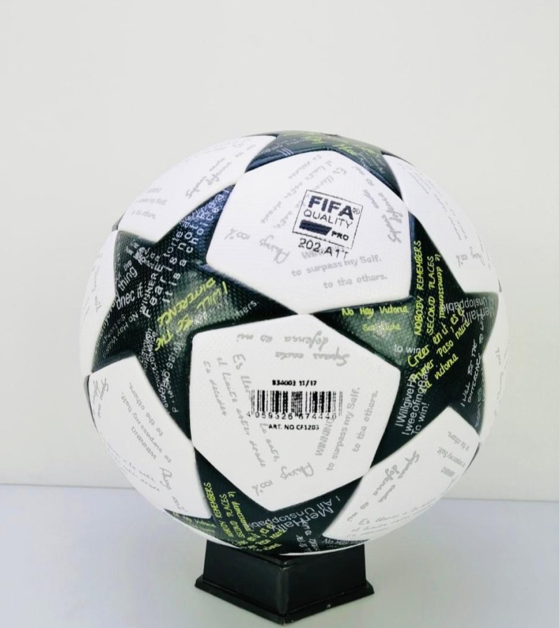 Football Champions League White Green Size 5