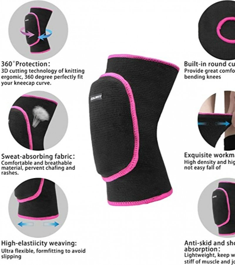 KNEE PADS WITH EMBROIDERED BRAND LOGO MIKASA.